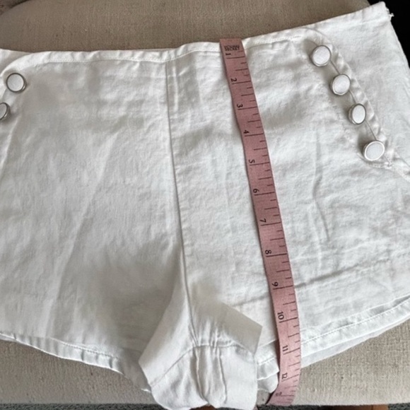 Forever 21 White Linen Shorts - Picture 8 of 8